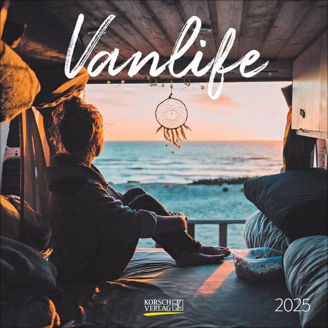 Actual product image Vanlife 2025 (30 x 30 cm, German, Spanish, French, Italian, English)