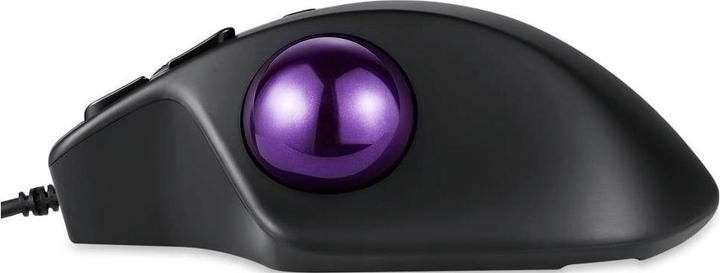 Produktbild Perixx PERIMICE-520, kabelgebundene ergonomische Trackball Maus, anpassbarer Winkel, 2 DPI Level, schwarz (Kabelgebunden)