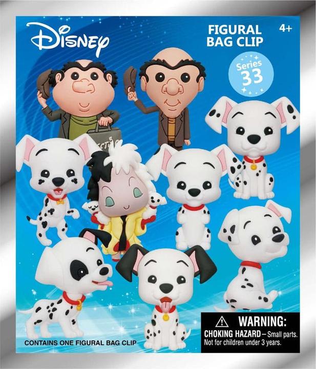 Actual product image Monogram Int. Disney 3D PVC bag tags 101 Dalmatians Series 33 Display (24)