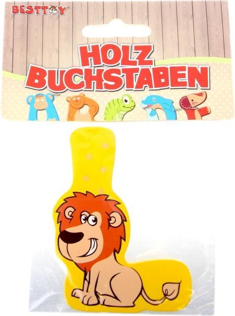 Produktbild Besttoy Holzbuchstabe - L - gelb