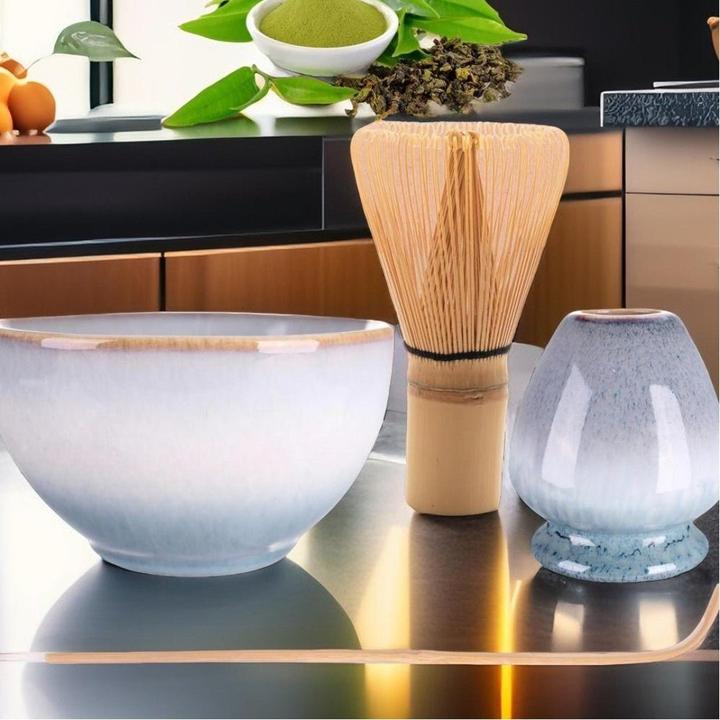Image du produit Calimatcha Set de thé vert Matcha -Paapuru, balai inclus Cadeau