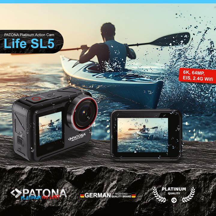 Produktbild Patona Platinum Action Cam Life SL5 6K (30p, WLAN)