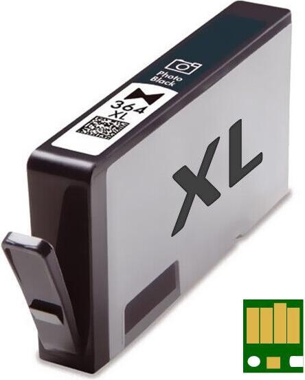 Actual product image Druckfuxx 1x CHIP PATRONEN für HP-364XL Photosmart D 5460 D 5463 D 5468 D 7560 D
