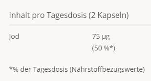 Nährwerte und Zutaten Effective Nature Stoffwechsel Kick (60 Stück)