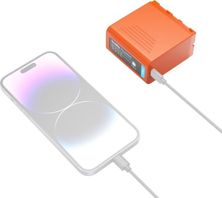 Produktbild SmallRig 4972 NP F970 USB C Rechargeable Camera Battery (Orange) (Kamera Akku)