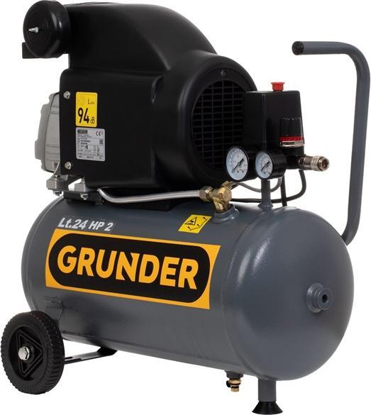 Produktbild Grunder AIR COMPRESSOR RC2/24 2HP 24L (24 l)