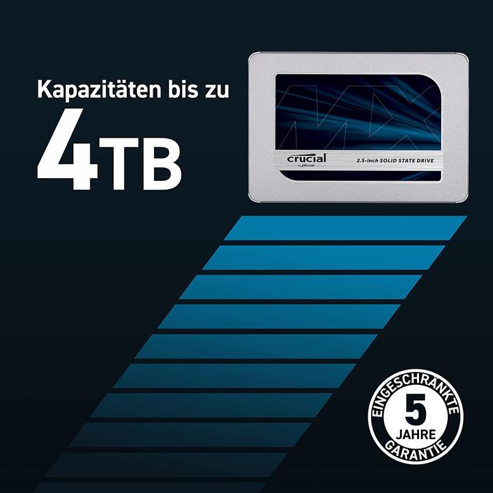 Image du produit Crucial Mx500 (1000 Go, 2.5")
