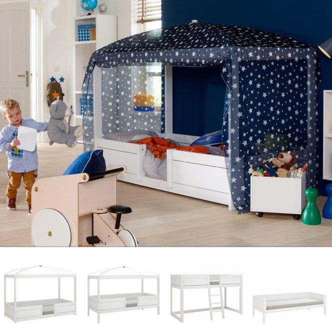 Produktbild Lifetime Kidsrooms 4 in 1 Bett mit Himmel, Standard Rollboden (90 x 200 cm)