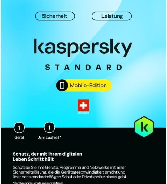 Kaspersky Appareil mobile (1 PC) (1 Utilisateur, 12 mois)