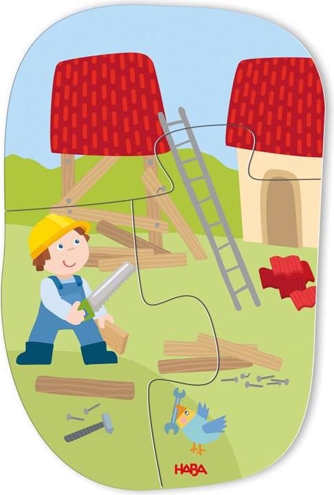 Produktbild Magni HABA 6 erste Puzzles Baustelle (6 Teile)