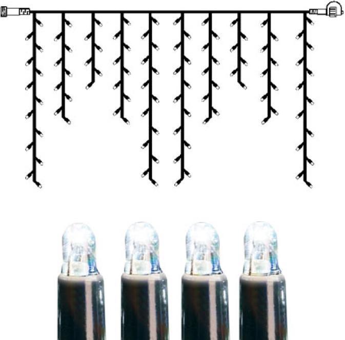 Star Trading Sistema LED Catena luminosa Icicle 2x1m (2 m)
