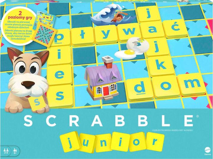 Actual product image Mattel Gra Scrabble Junior (Polish)