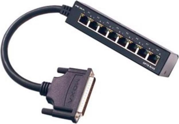Actual product image Moxa OPT8-M9+ - VHDCI 68 to 8 x DB9 connector socket