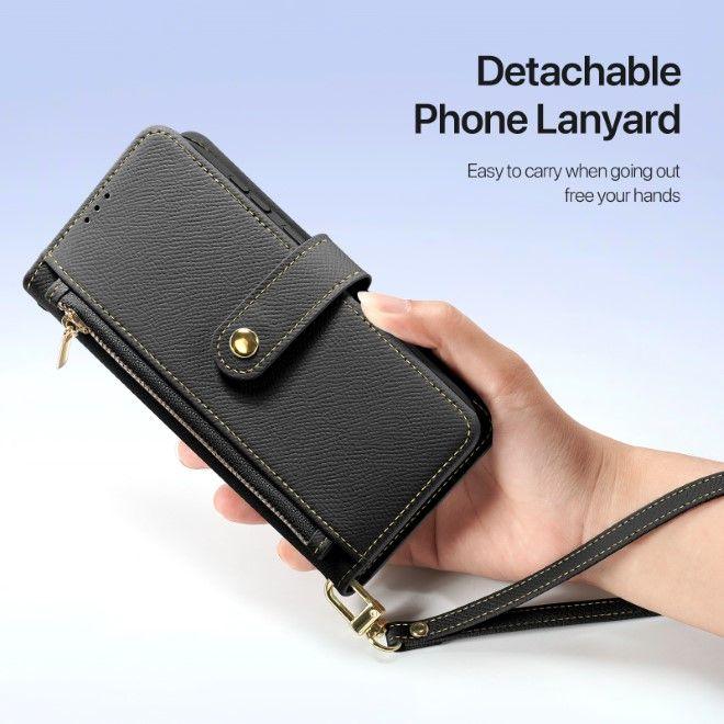 Immagine prodotto Dux Ducis Lawa Series MagSafe Kunstleder Bookcover Hülle (Samsung Galaxy S25+)