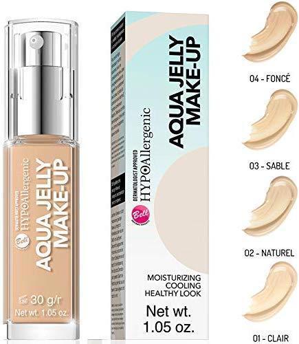Image du produit Bell Cosmetics Aqua Jelly Make-UpHYPallergenic moisturizing and matte foundation with gel consistency 03 35ml