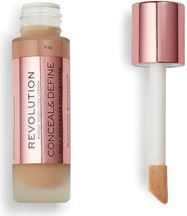 Actual product image Makeup Revolution Conceal and Define Foundation F10