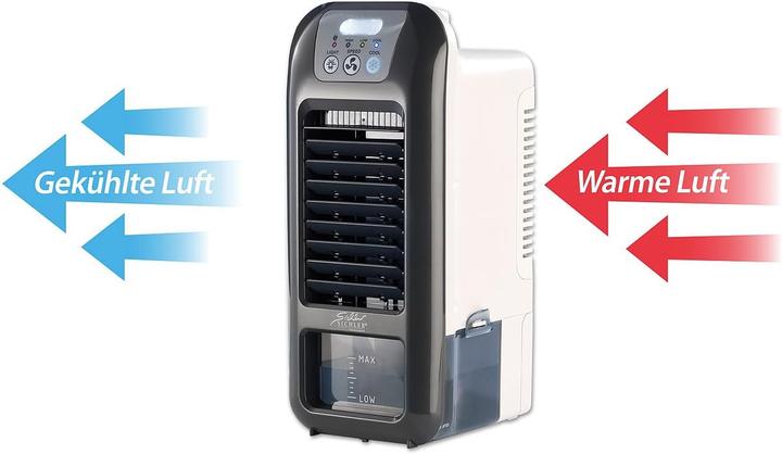 Image du produit Sichler Refroidisseur d'air évaporatif mobile sur batterie avec lumière LED