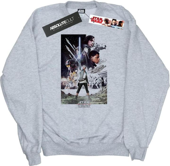 Star Wars The Last Jedi Character Poster Sweatshirt (S)