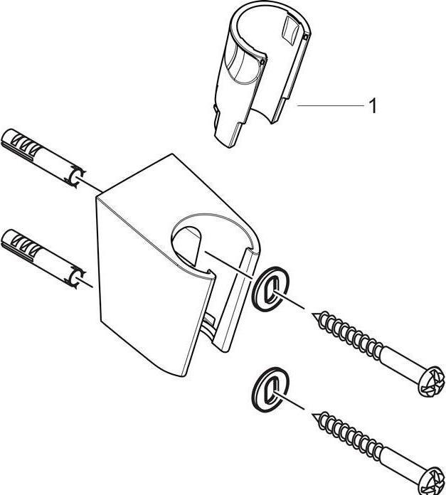 Actual product image hansgrohe Shower head holder Porter S