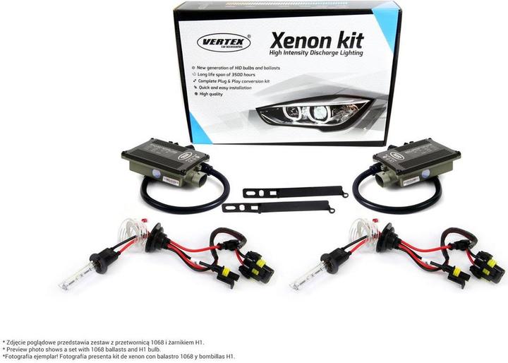 Immagine prodotto Amio 01803 set di 1068 Canbus H8 H9 H11 6000K