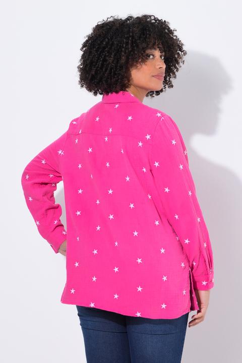 Produktbild Angel of Style Musselin-Bluse, oversized, Sternen-Stickerei (58)