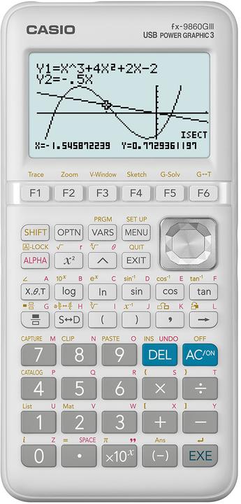 Actual product image Casio FX-9860GIII (Batteries)