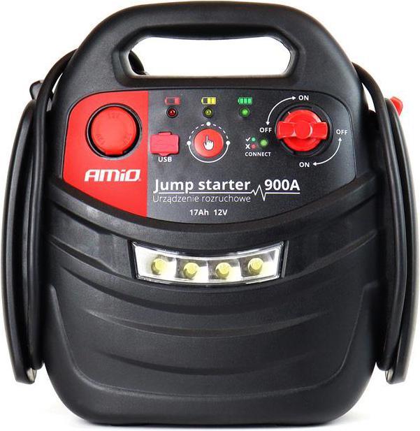 Amio 4 in 1 charger, 12v 17ah 900a js01 (900 A, 17000 mAh)