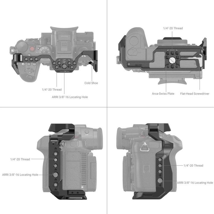 Immagine prodotto SmallRig Gabbia completa Panasonic LUMIX GH6 (Gabbietta)