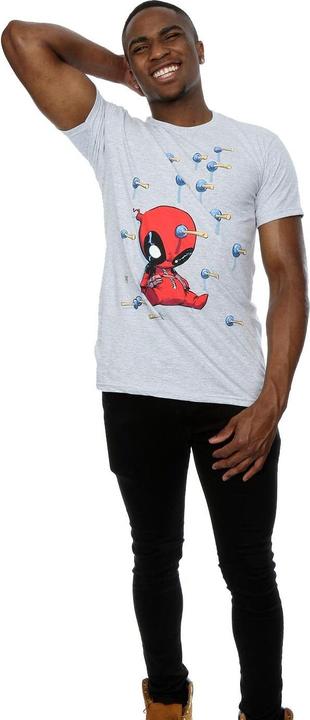 Produktbild Deadpool Cartoon Knockout TShirt (3XL)