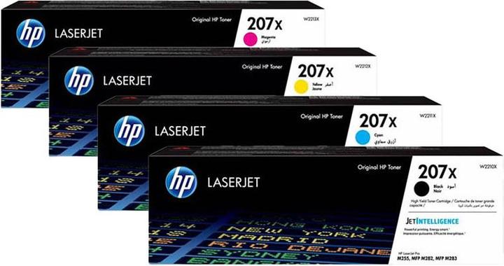 Actual product image HP 207X Set (M, Y, FC, C)
