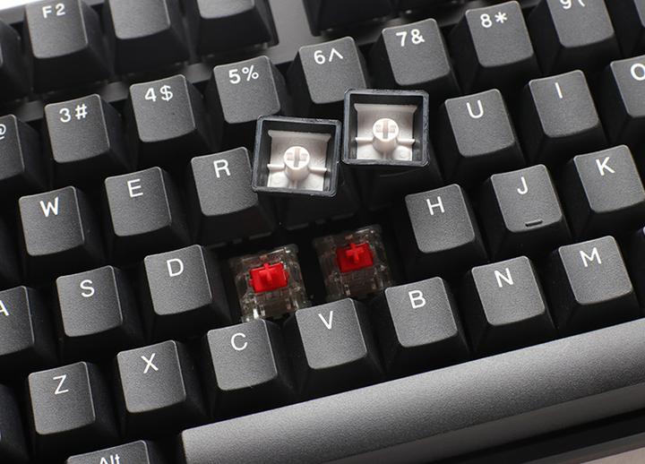Produktbild Ducky Origin Gaming Tastatur, Cherry MX-Speed-Silver (DE, Kabelgebunden)