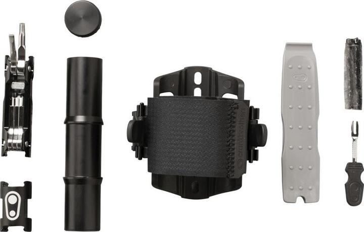 Actual product image Crankbrothers S.O.S. TS18 Stash utility strap + multitool, black
