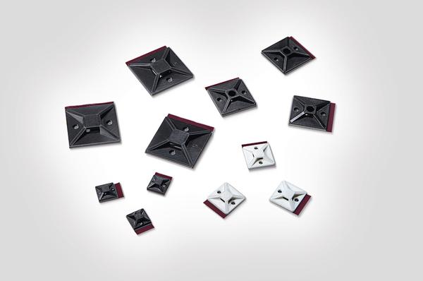 Produktbild HellermannTyton Klebesockel (Klettkabelbinder, 19 mm, 100 Stk.)