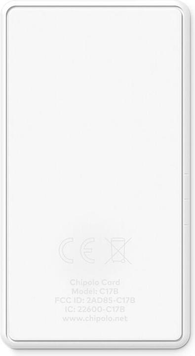 Actual product image Chipolo Card (iOS, Android)