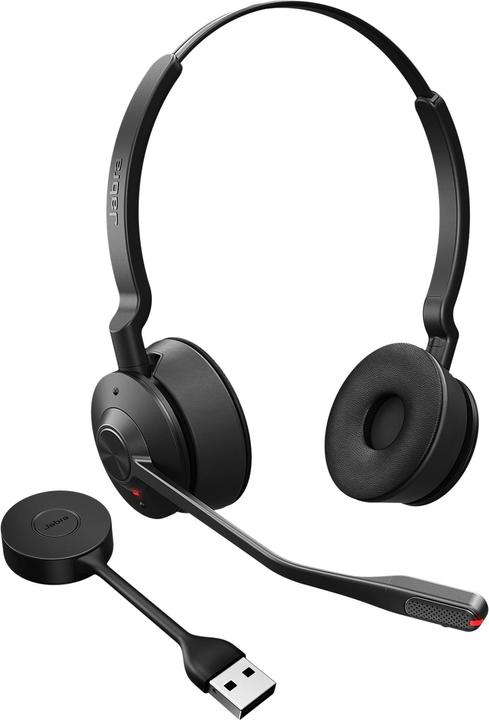 Produktbild Jabra Headset Engage 55 UC Duo USB-A, inkl. Ladestation (Kabellos, USB-A)
