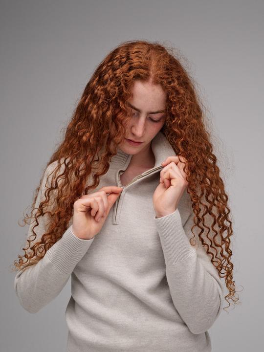 Actual product image Mover Plastic Free Sportswear Heavy Merino Zip Neck (M)