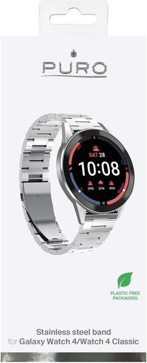 Actual product image Puro Metal bracelet for Galaxy Watch 4 / Watch 4 classic (Stainless steel)