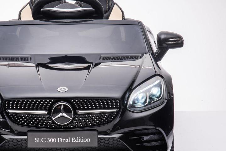 Actual product image Lean Toys Double electric car for children Mercedes SLC 300, black