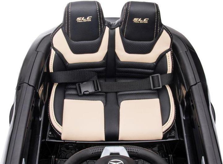 Actual product image Lean Toys Double electric car for children Mercedes SLC 300, black