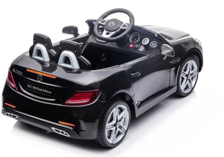 Actual product image Lean Toys Double electric car for children Mercedes SLC 300, black