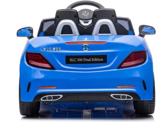 Actual product image Lean Toys Two-seater electric car for children Mercedes SLC 300, blue