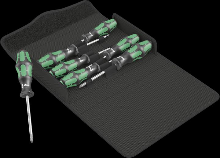 Image du produit Wera Jeu de tournevis Kraftform 300/7 (Torx (TX), Cruciforme PZ, Recouvrement cruciforme Phillipps (PH))