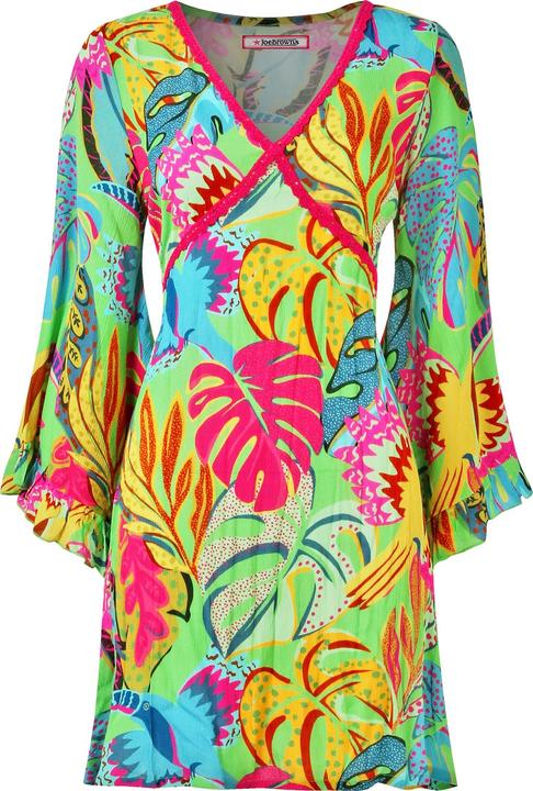 Joe Browns Tropical Print Long Sleeve Tunic Dress