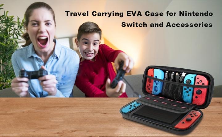 Immagine prodotto PhoneLook Schutzhülle Tragetasche für Nintendo Switch (1. Generation) mit Fächern und Belüftung (Switch)