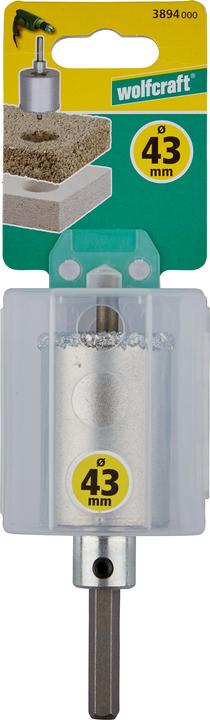Produktbild wolfcraft wolfcraft 1 Bohrkrone HM m. Schaft u.Bohrer ø103mm (103 Millimeter)
