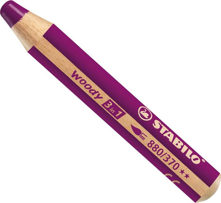 Image du produit STABILO woody 3 en 1 crayon de couleur (Bruyère, 1 x)