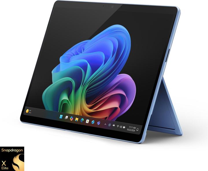Microsoft Surface Pro – Copilot+ PC (mit Netzteil) – 11. Edition (13", Snapdragon X Elite X1E-80-100, 16 GB, 512 GB, Ohne Tastaturlayout)