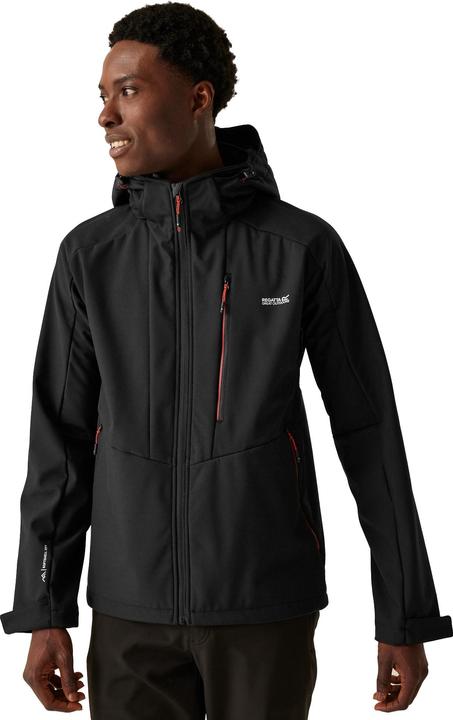 Actual product image Regatta Mens Hewitts X Colour Block Soft Shell Jacket (M)