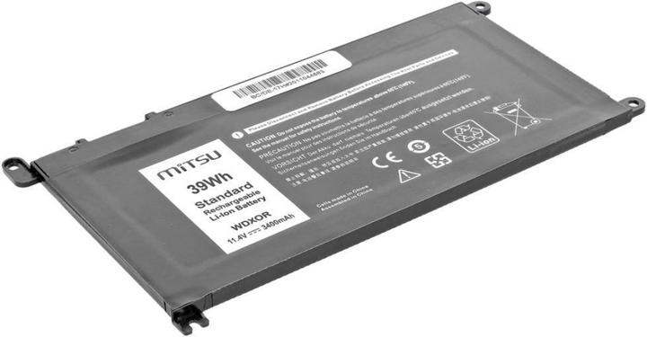 Produktbild Mitsu Dell Vostro 14 (5468), Inspiron 15 (5568) 3400 mAh (39 Wh) 11.4 aimed akumuliatorius (4 Zellen, 3400 mAh)