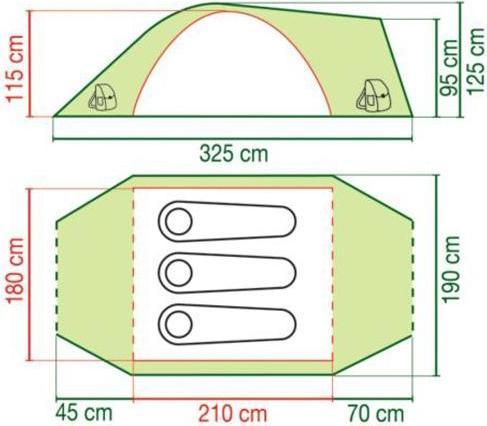 Actual product image Coleman Tent ROCK SPRINGS 3